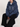 BLUE ZIP-UP HOODIE FOR MEN AND WOMEN, VERSATILE LOOSE HOODED LONG SLEEVE