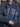 BLUE ZIP-UP HOODIE FOR MEN AND WOMEN, VERSATILE LOOSE HOODED LONG SLEEVE