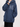 BLUE ZIP-UP HOODIE FOR MEN AND WOMEN, VERSATILE LOOSE HOODED LONG SLEEVE