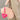 BRAIN PURSE PINK FAUX FUR CROSSBODY BAG
