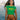 BRAZIL CROP TOP - GREEN AND YELLOW Y2K DESIGN