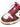 BROWN AND WHITE SNEAKERS WITH PINK ACCENTS LIGHTWEIGHT BREATHABLE ANKLE