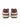 BROWN AND WHITE SNEAKERS WITH PINK ACCENTS LIGHTWEIGHT BREATHABLE ANKLE