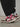 BROWN AND WHITE SNEAKERS WITH PINK ACCENTS LIGHTWEIGHT BREATHABLE ANKLE