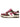BROWN AND WHITE SNEAKERS WITH PINK ACCENTS LIGHTWEIGHT BREATHABLE ANKLE