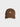 BROWN BASEBALL CAP WITH EMBROIDERED TEXT UNISEX STREETWEAR COTTON