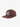 BROWN BASEBALL CAP WITH MONOGRAM - COTTON TWILL BROWN