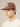 BROWN BASEBALL CAP WITH MONOGRAM - COTTON TWILL BROWN