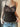 BROWN CAMISOLE TOP WITH PATTERNED BUST IN RICH BROWN TONES