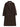 BROWN DOUBLE-BREASTED OVERCOAT WITH CLASSIC LAPEL COLLAR