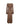 BROWN FLORAL LONG-SLEEVED DRESS CLASSIC PRINT MAXI DRESS