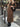BROWN FLORAL LONG-SLEEVED DRESS CLASSIC PRINT MAXI DRESS