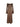 BROWN FLORAL LONG-SLEEVED DRESS CLASSIC PRINT MAXI DRESS