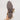 BROWN FRINGE COWBOY BOOTS WITH MAN MADE MATERIALS