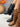 BROWN FRINGE COWBOY BOOTS WITH MAN MADE MATERIALS