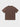 BROWN GRAPHIC PRINT UNISEX TEE SHIRT WITH MASKED HEAD DESIGN