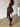 BROWN HALTER ASYMMETRICAL DRESS PARTY COCKTAIL