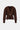 BROWN KNIT CARDIGAN WITH GOLD BUTTON V-NECK SWEATER CARDIGAN