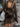 BROWN LACE DRESS WITH BELL SLEEVES - SLIM FIT CASUAL STREET STYLE
