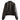 BROWN LEATHER BOMBER JACKET - WOMEN'S FASHION ESSENTIAL BOMBER JACKET