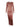 BROWN MARBLE-PATTERNED LONG SLEEVE BODYCON DRESS