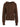 BROWN OVERSIZED HOODED CARDIGAN - COMFORTABLE CABLE-KNIT DESIGN