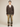 BROWN PATTERNED CARDIGAN HAND EMBROIDERED LUXURY STREETWEAR