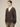 BROWN PATTERNED CARDIGAN HAND EMBROIDERED LUXURY STREETWEAR