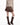 BROWN PLEATED MINI SKIRT HEART BUCKLE