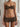 BROWN POLKA DOT BIKINI SUBTLE FABRIC TEXTURE