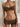 BROWN POLKA DOT BIKINI SUBTLE FABRIC TEXTURE