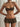 BROWN POLKA DOT BIKINI SUBTLE FABRIC TEXTURE