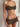 BROWN POLKA DOT BIKINI SUBTLE FABRIC TEXTURE