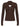 BROWN RIBBED BUTTON-DOWN SHIRT WITH ELEGANT BUTTONS AND LONG-SLEEVED DESIGN
