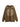 BROWN SKELETON HOODIE WITH EMBROIDERED CASUAL ROUND COLLAR