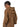 BROWN SKELETON HOODIE WITH EMBROIDERED CASUAL ROUND COLLAR