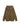 BROWN SKELETON HOODIE WITH EMBROIDERED CASUAL ROUND COLLAR