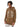 BROWN SKELETON HOODIE WITH EMBROIDERED CASUAL ROUND COLLAR