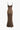 BROWN SPAGHETTI-STRAP MAXI DRESS FOR ELEGANT SPECIAL OCCASIONS