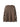 BROWN STAR PATTERN LONG SLEEVE PULLOVER WITH RIPPED COLLAR