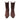 BROWN SUEDE COWBOY BOOTS WITH STAR CUTOUTS