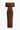 BROWN TWISTED BACKLESS MAXI DRESS