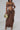 BROWN TWO-PIECE OFF-THE-SHOULDER DRESS OPAQUE PARTY SET