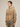 BROWN ZIP-UP HOODIE WITH GRAPHICS HANDMADE OVERSIZED DESIGN - Sweetheart Supplies