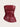 BURGUNDY FAUX LEATHER TOP MODERN MINIMALISM