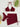 BURGUNDY HALTER SKIRT SET ELASTANE FABRIC TEXTURE
