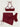 BURGUNDY HALTER SKIRT SET ELASTANE FABRIC TEXTURE