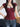 BURGUNDY LACE TRIM TOP Y2K