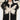 BUTTERFLY PATCHWORK FLEECE JACKET BROWN AND BLACK