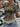 CAMO-PATTERNED CROP TOP WITH CREW NECK - Y2K STYLE